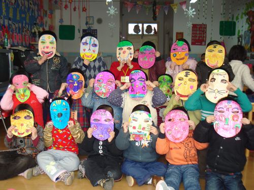 合肥市长江路幼儿园--我画的面具