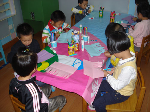 合肥市长江路幼儿园--我制作的环保小书--绿色小