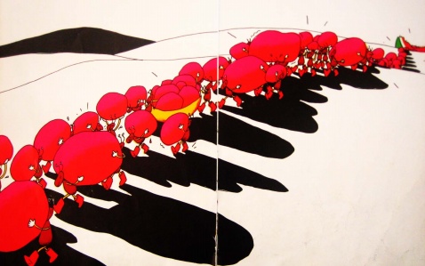 合肥市长江路幼儿园——故事绘本蚂蚁和西瓜